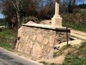 remise en état du mur avec dalle béton